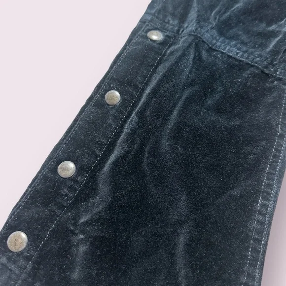 Toddler Girl Polo Jeans Co Ralph Lauren Black Velvet Button Flare Pants Size 4T - Picture 4 of 11